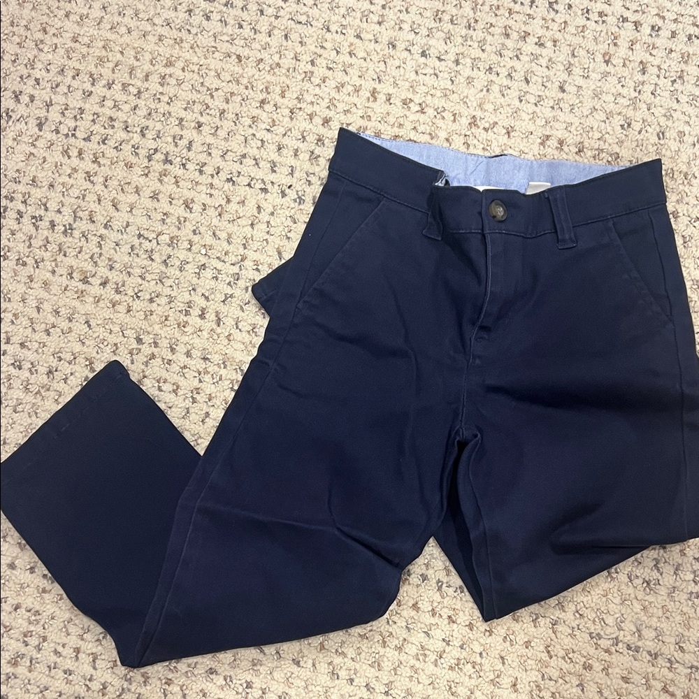 Janie and Jack Navy Boys' Classic Chinos size 5, never worn